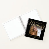 Carnet Mémorial photo personnalisé (Intérieur)