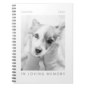 Carnet Mémorial pour animaux de compagnie en mémoire d'