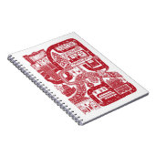 CARNET MEMORY MAPS // EAST LONDON, RED (Côté Droit)