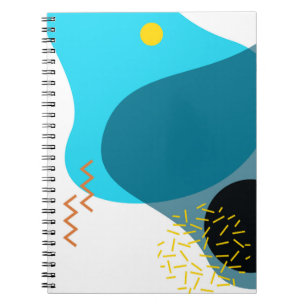 Carnet Memphis, cool, tendance, urbain, illustration mode