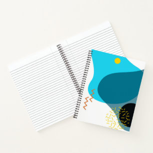 Carnet Memphis, cool, tendance, urbain, illustration mode