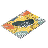 Carnet Memphis été sans soudure motif, formes abstraites (Côté gauche)