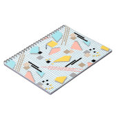 Carnet Memphis géométrique de l'école sans joint forme le (Côté gauche)