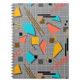 Carnet Memphis géométrique de l'école sans joint forme le (Devant)