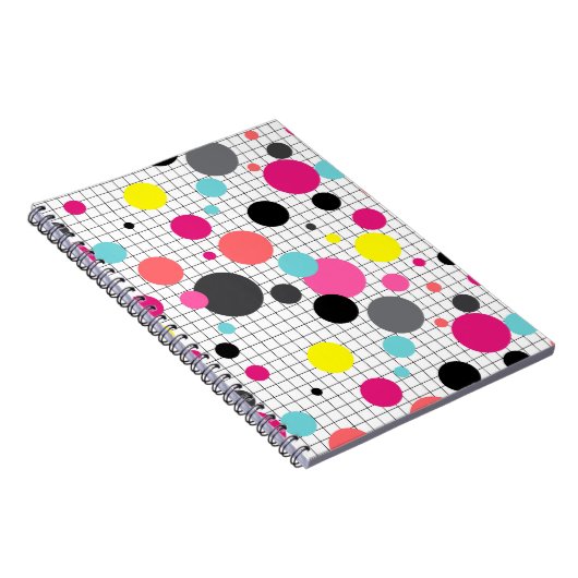 Carnet Memphis pois (Côté Droit)