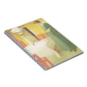 Carnet Ménage d'école, scène de salle à manger, pub. dans (Côté Droit)