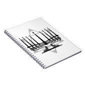 Carnet Menorah et étoile (Côté Droit)