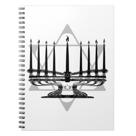 Carnet Menorah et étoile (Devant)
