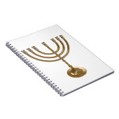 Carnet menorah or (Côté Droit)