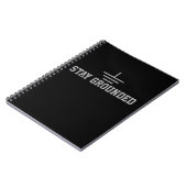 Carnet Mens Electrician Electrical Engineer Stay Grounded (Côté gauche)