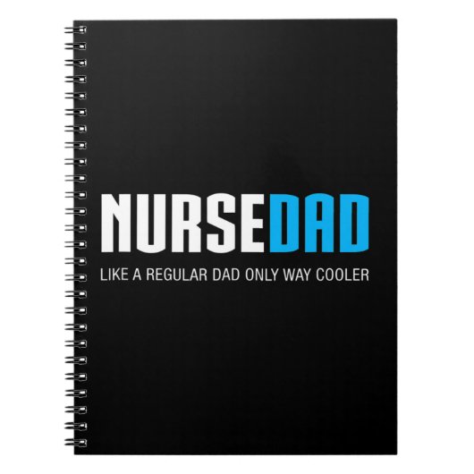 Carnet Mens Nurse Papa Funny mignon Fête des pères Cadeau (Devant)