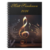 Carnet Men's Personal Spiral Photo Notebook (Devant)