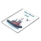 Carnet Men's Personalised 2026 Spiral Photo Notebook (Côté gauche)