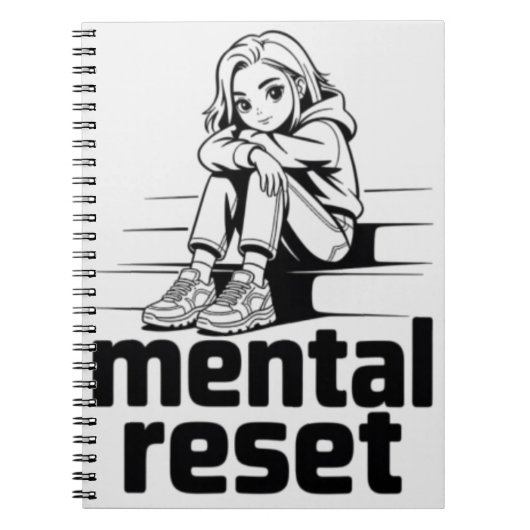 Carnet Mental Reset – Silent Reflection Edition (Devant)