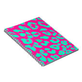 Carnet Mention rose Empreinte de léopard (Côté Droit)