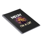 Carnet Meow Am Cat Halloween Night Witch Pumpkin_1 (Côté Droit)
