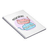 Carnet Meowcarons amusant Macaron Pun (Côté Droit)
