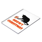 Carnet Meowy Christmas Funny Chat (Côté gauche)