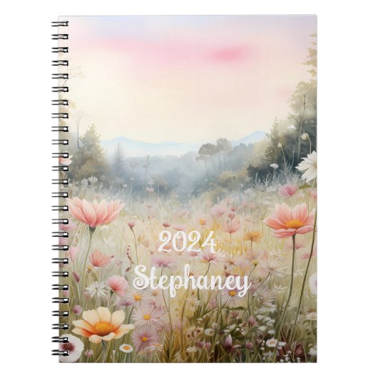 Carnet Mer de printemps coloré (Devant)