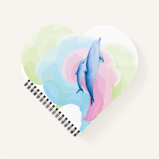 Carnet Mer Extraordinaire avec dauphins (Devant)