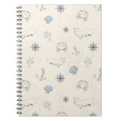 Carnet Mer marine (Devant)