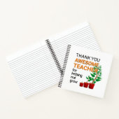 Carnet Merci Awome Enseignant (Intérieur)