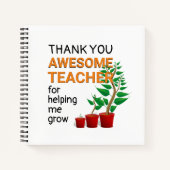 Carnet Merci Awome Enseignant (Devant)