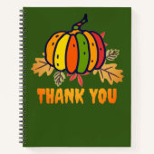 Carnet merci citrouille (Devant)