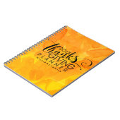 Carnet Merci D'Avoir Donné À Planne La Typographie Noire  (Côté gauche)