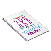 Carnet Merci Enseignant Extraordinaire Que Vous Êtes (Côté Droit)