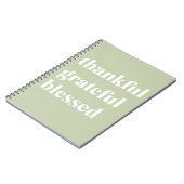 Carnet Merci gracieux béni | Citation d'action de grâces (Côté gauche)