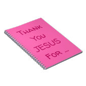 Carnet Merci JESUS Pour ... Devis inspirant (Côté Droit)
