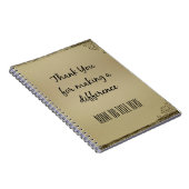 Carnet Merci pour faire une différence (Côté Droit)