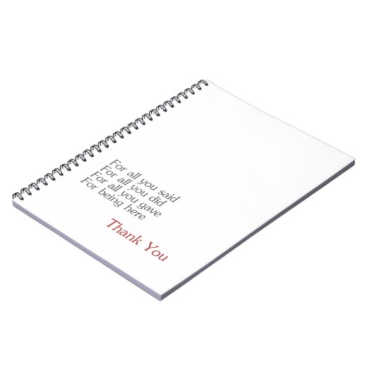 Carnet Merci pour tous (Côté gauche)