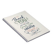 Carnet Merci pour tout ce que vous faites Appréciation de (Côté Droit)