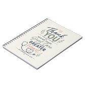 Carnet Merci pour tout ce que vous faites Appréciation de (Côté gauche)