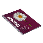 Carnet Merci, professeur. Daisy Gift (Côté Droit)