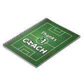 Carnet Merci Soccer Coach Grass Field (Côté gauche)