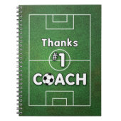 Carnet Merci Soccer Coach Grass Field (Devant)