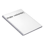 Carnet Mercredi approprié (Côté Droit)