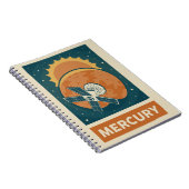 Carnet Mercure Retro Galaxy Satellite (Côté Droit)