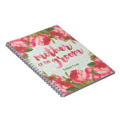 Carnet Mère blanche et verte de dentelle du mariage de (Côté Droit)
