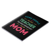 Carnet Mère Cadeau Certaines Personnes M'Appelent Enseign (Côté gauche)