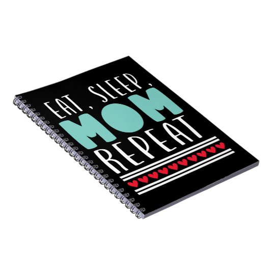 Carnet Mère Cadeau Manger Dormir Maman Répéter (Côté Droit)