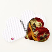 Carnet Mère Chat et chatons Jouer avec la guitare (Intérieur)