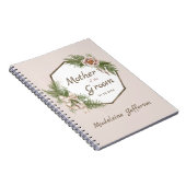 Carnet Mère de la chambre à fleurs rose pâle (Côté Droit)