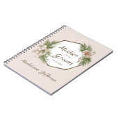 Carnet Mère de la chambre à fleurs rose pâle (Côté gauche)