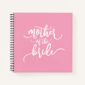Carnet Mère de la Mariage mariée Calligraphie | Ordinateu (Devant)