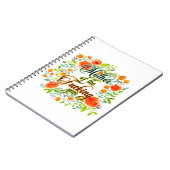 Carnet Mère de l'année F*cking Fleur sauvage Floral Maman (Côté gauche)