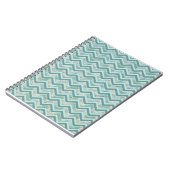 Carnet Mère de Pearl Turquoise ZigZag (Côté gauche)